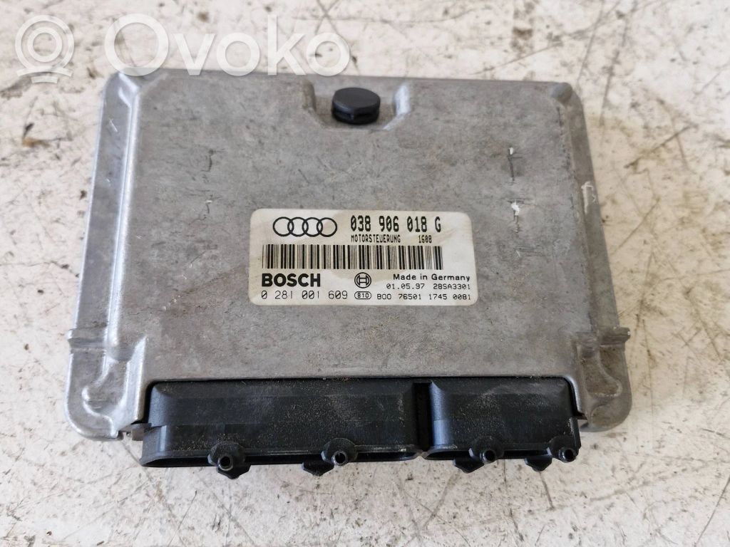 Engine control unit/module   038906018G,0281001609