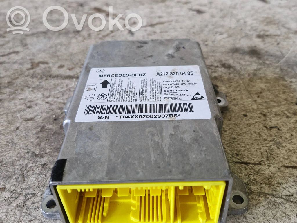 Mercedes-Benz E W212 Airbag control unit/module 