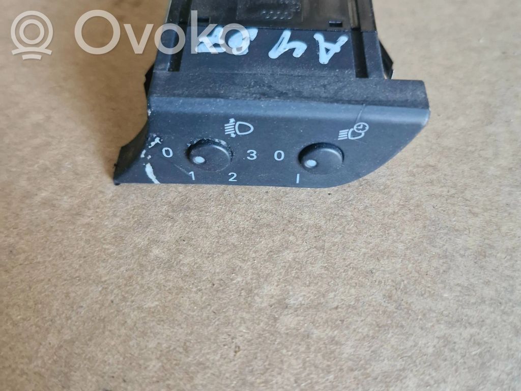 Audi A4 S4 B7 8E 8H Interruptor de control de altura del faro delantero 