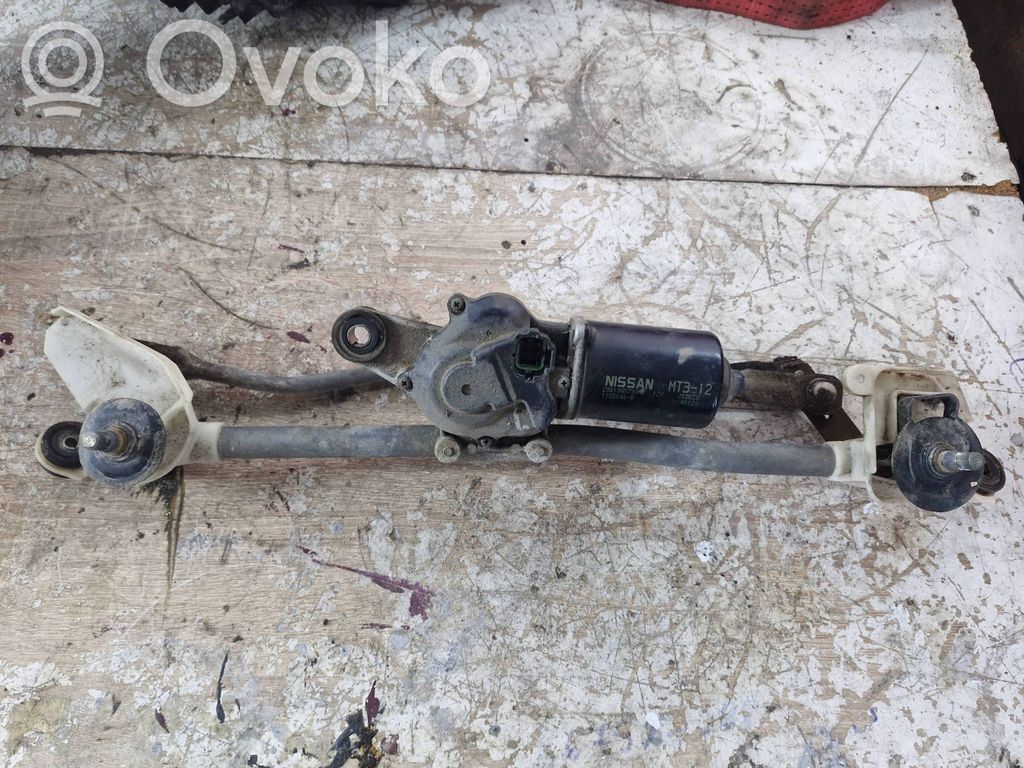 Nissan Micra Mechanizm i silniczek wycieraczek szyby przedniej / czołowej 