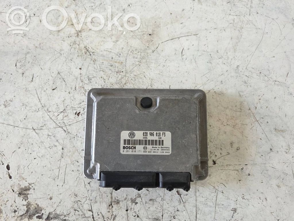 Engine control unit/module   038906018FS,28SA4403,0281010171