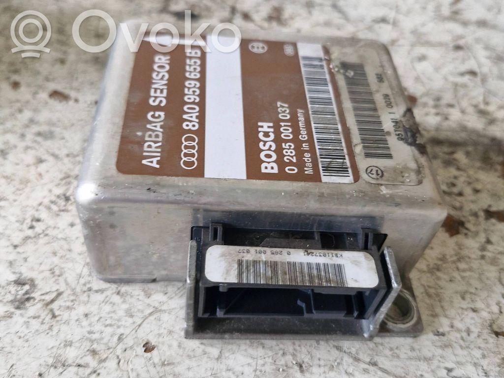 Airbag control unit/module   8A0959655B,0285001037,95T04110029