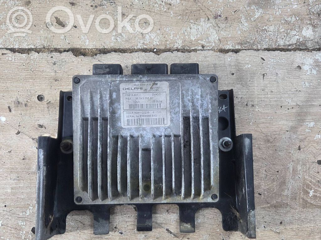 Engine control unit/module   9654305580,R0411C023B,81638988,81110C