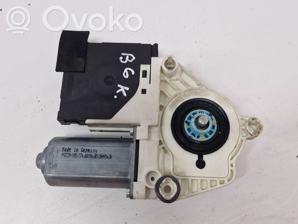 Volkswagen PASSAT B6 Silnik regulatora szyby drzwi przednich 
