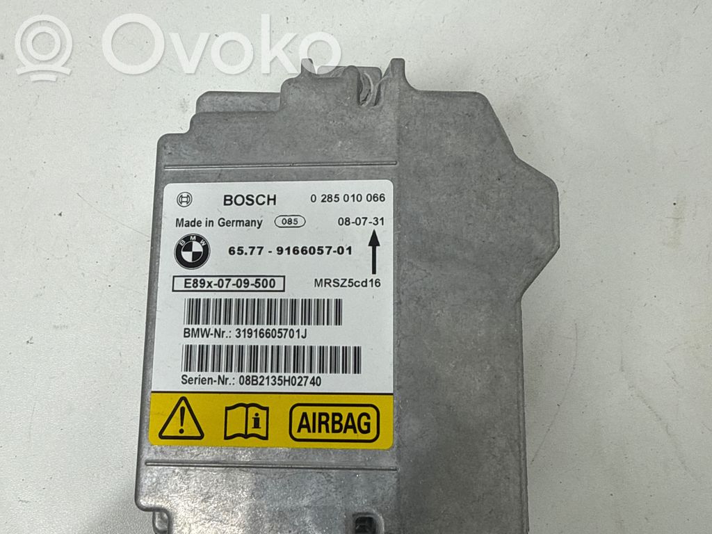 Airbag control unit/module   0285010066,9166057,MRSZ5CW16