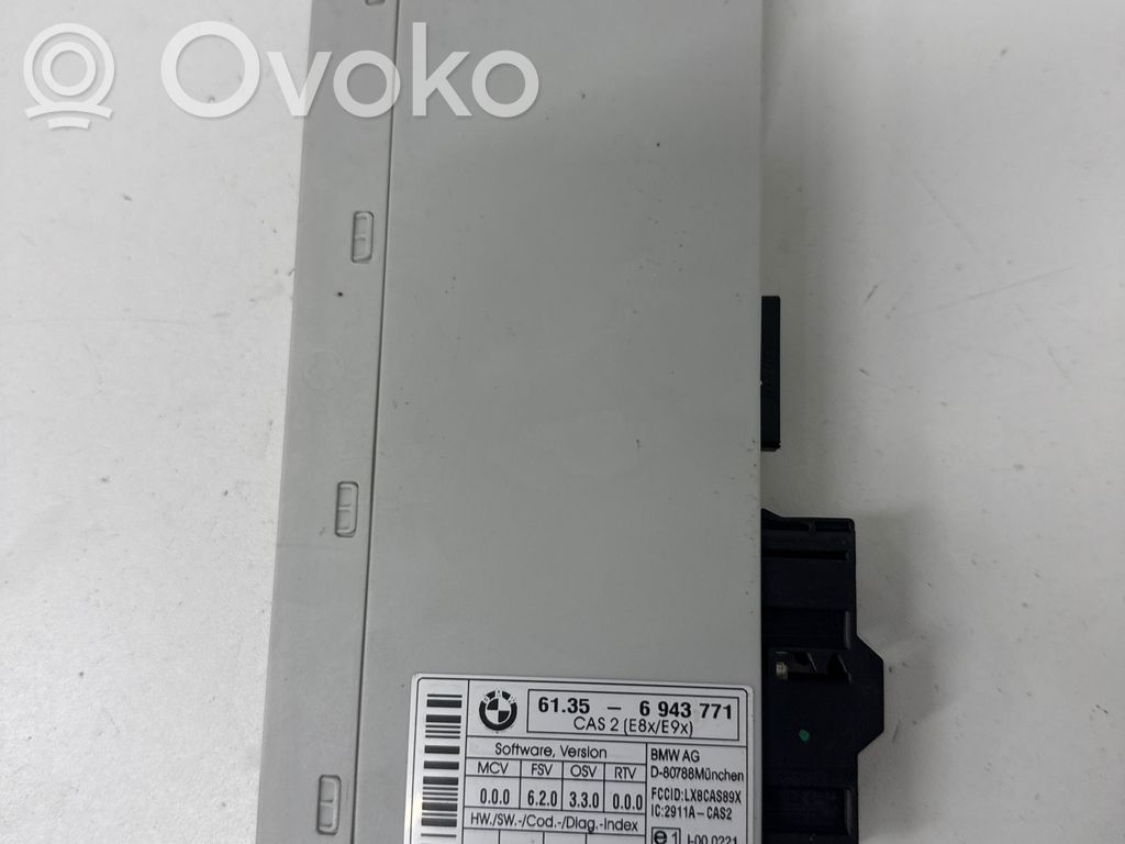 BMW 1 E81 E87 Unitate/modul de comandă CAS 