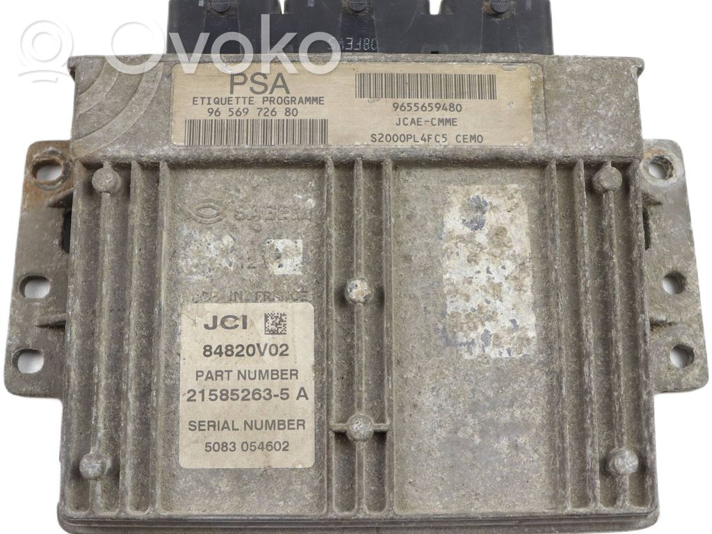 Peugeot 206 Engine control unit/module 