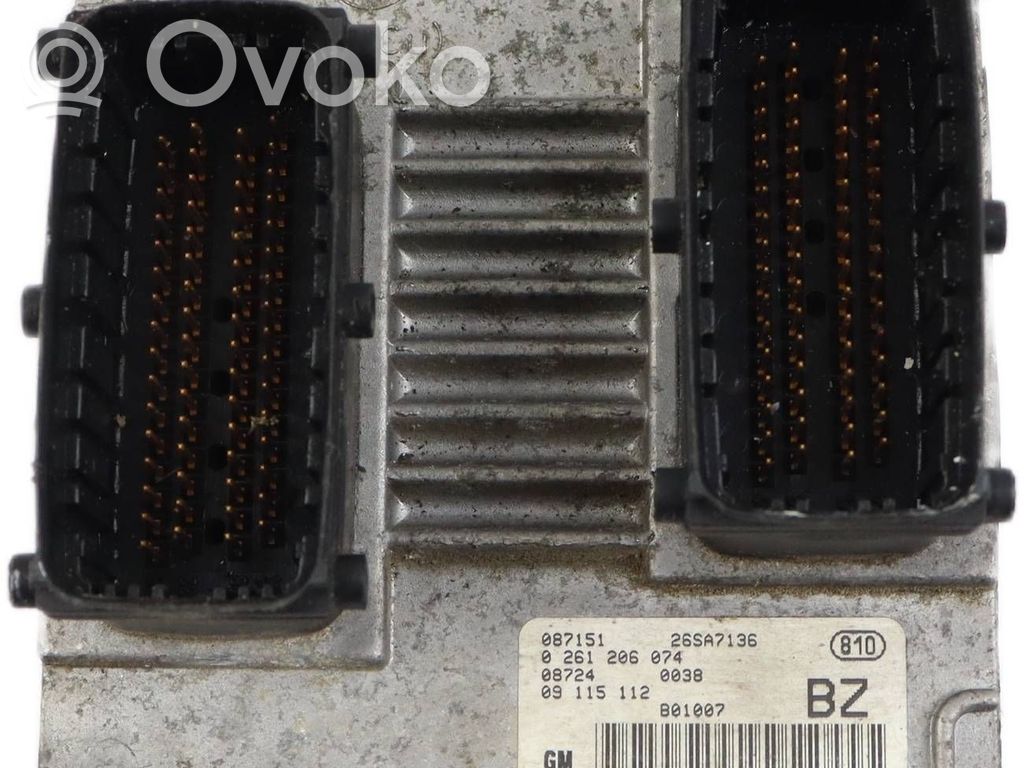 Opel Corsa C Engine control unit/module 
