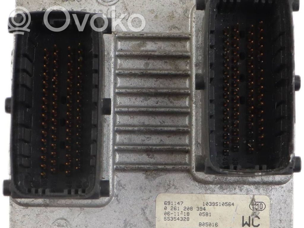 Engine control unit/module   0261208394,55354328,1039S10564