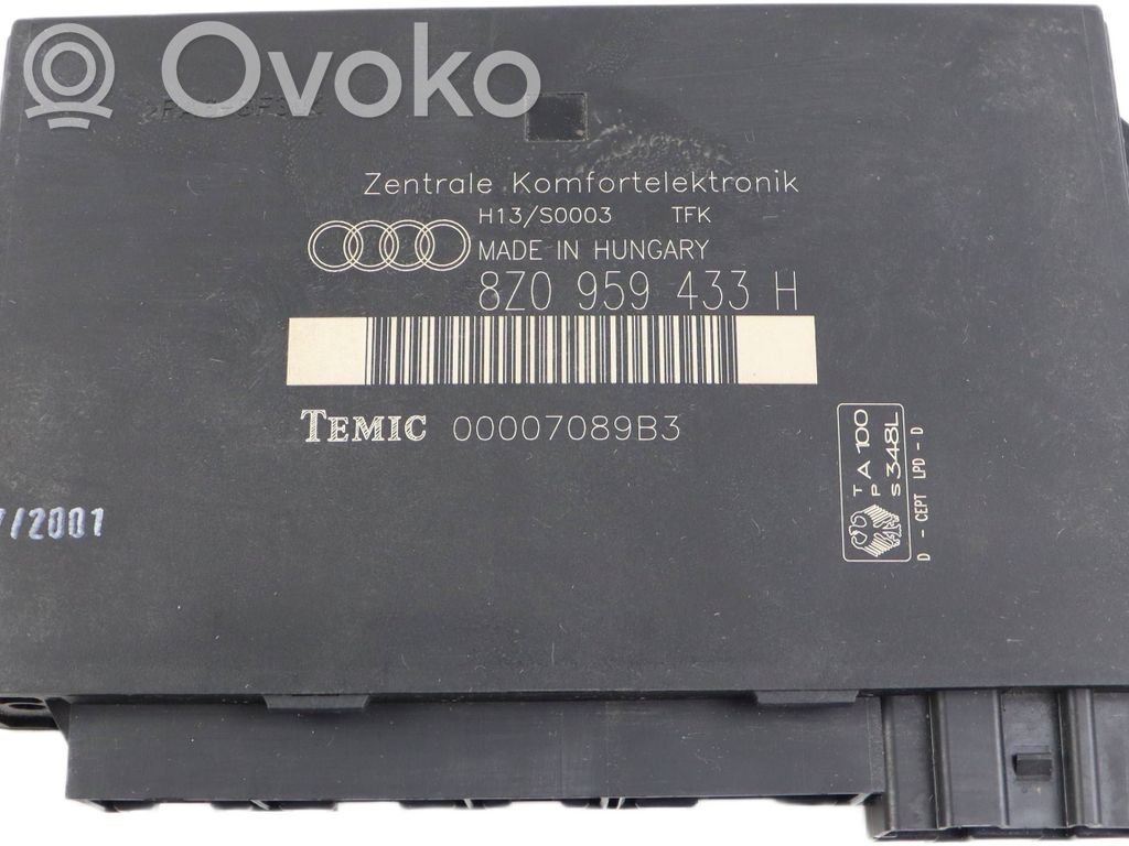Audi A2 Komforto modulis 