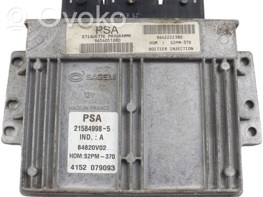 Citroen C3 Engine control unit/module 