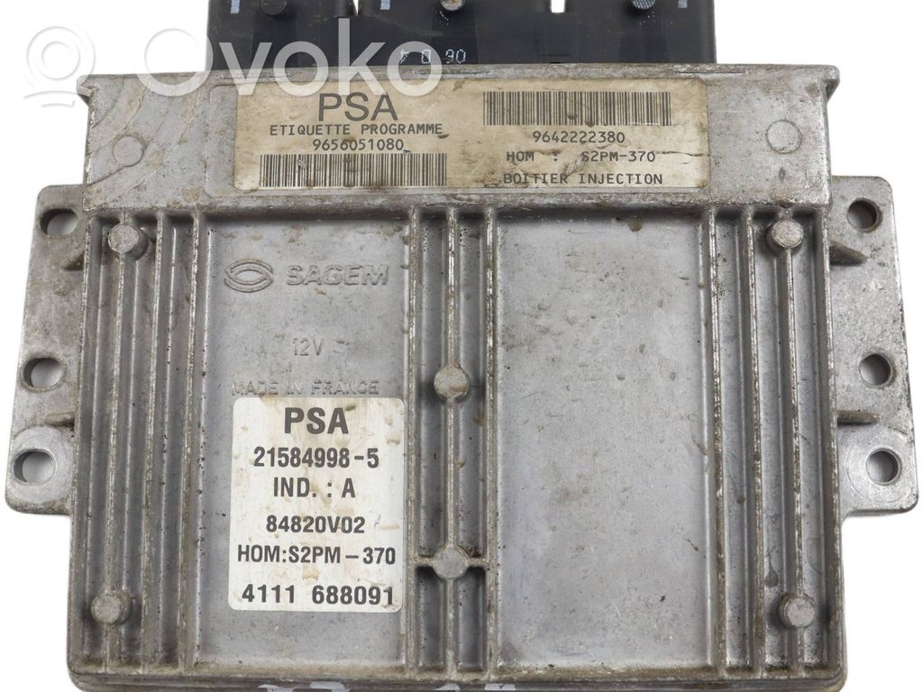 Citroen C2 Engine control unit/module 