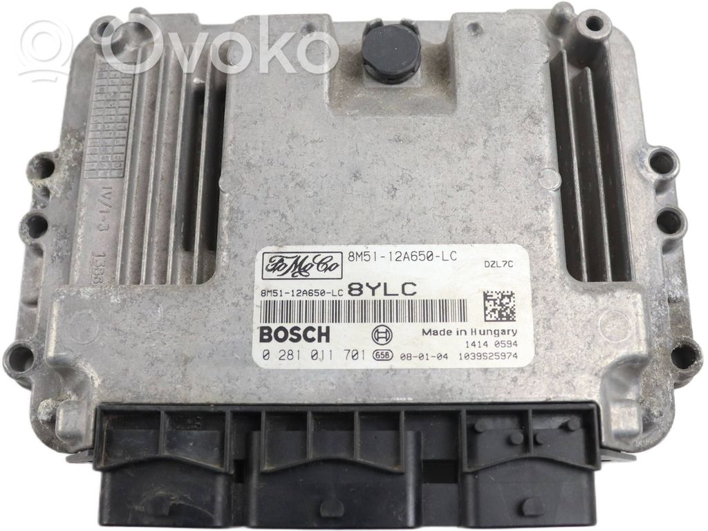 Engine control unit/module   8M5112A650LC,0281011701