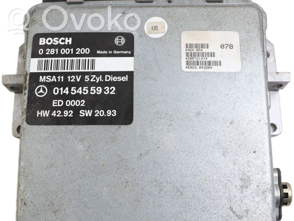 Sterownik / Moduł ECU   0145455932,0281001200,ED0002