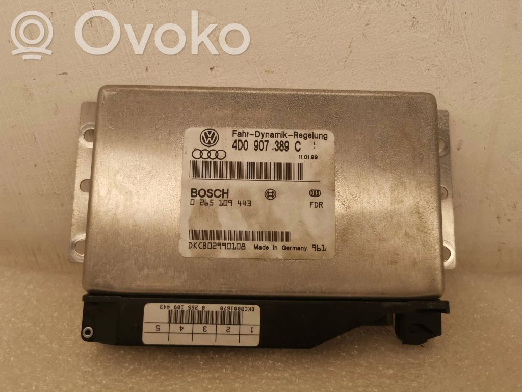 Audi A8 S8 D2 4D ESP (stability system) control unit 