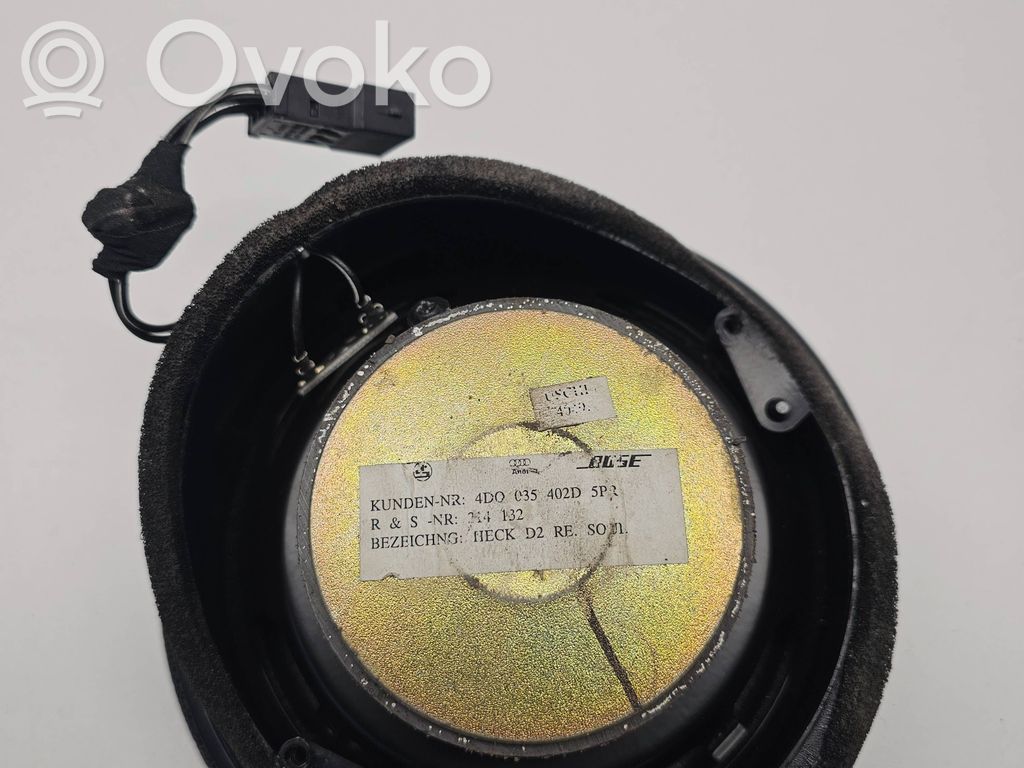 Audi A8 S8 D2 4D Takaoven kaiutin 