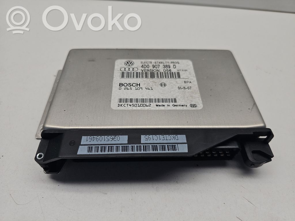 Audi A8 S8 D2 4D ESP (stabilumo sistemos) valdymo blokas 