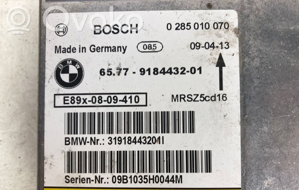 Airbag control unit/module   0285010070