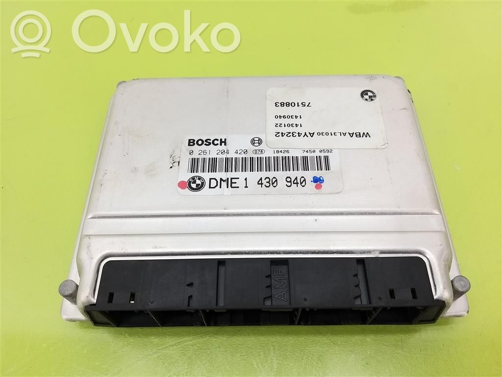 BMW 3 E46 Dzinēja vadības bloks 