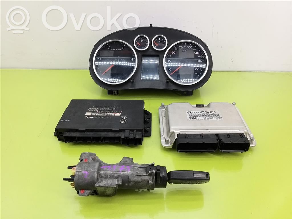 Audi A2 Juego de cerradura y set ECU del motor 