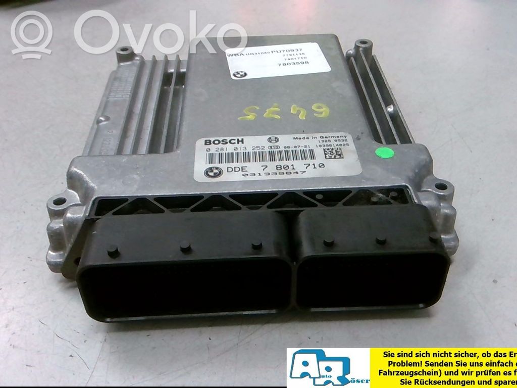 BMW 1 E81 E87 Sterownik / Moduł ECU 