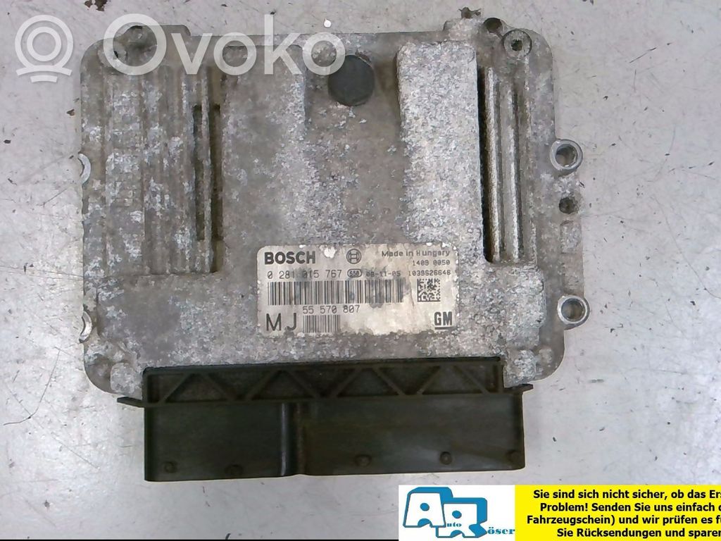 Opel Astra H Engine control unit/module 