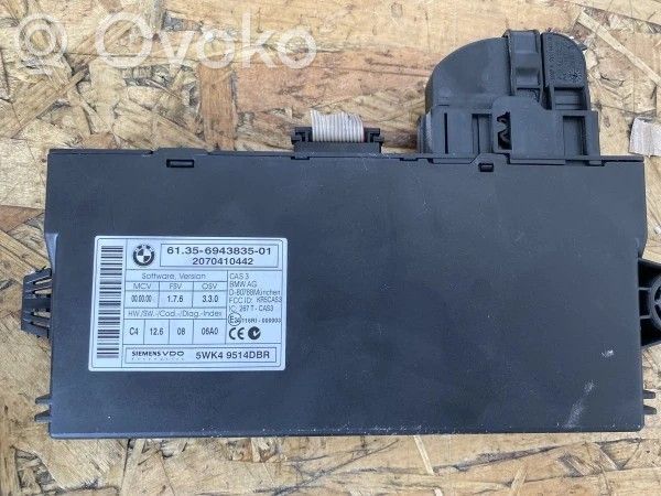 BMW 5 E60 E61 Unidad de control/módulo del CAS 