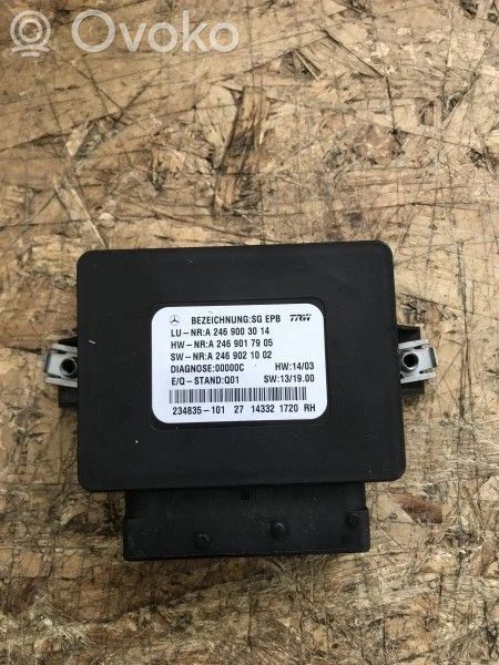 Mercedes-Benz B W246 W242 Moduł / Sterownik hamulca ręcznego 