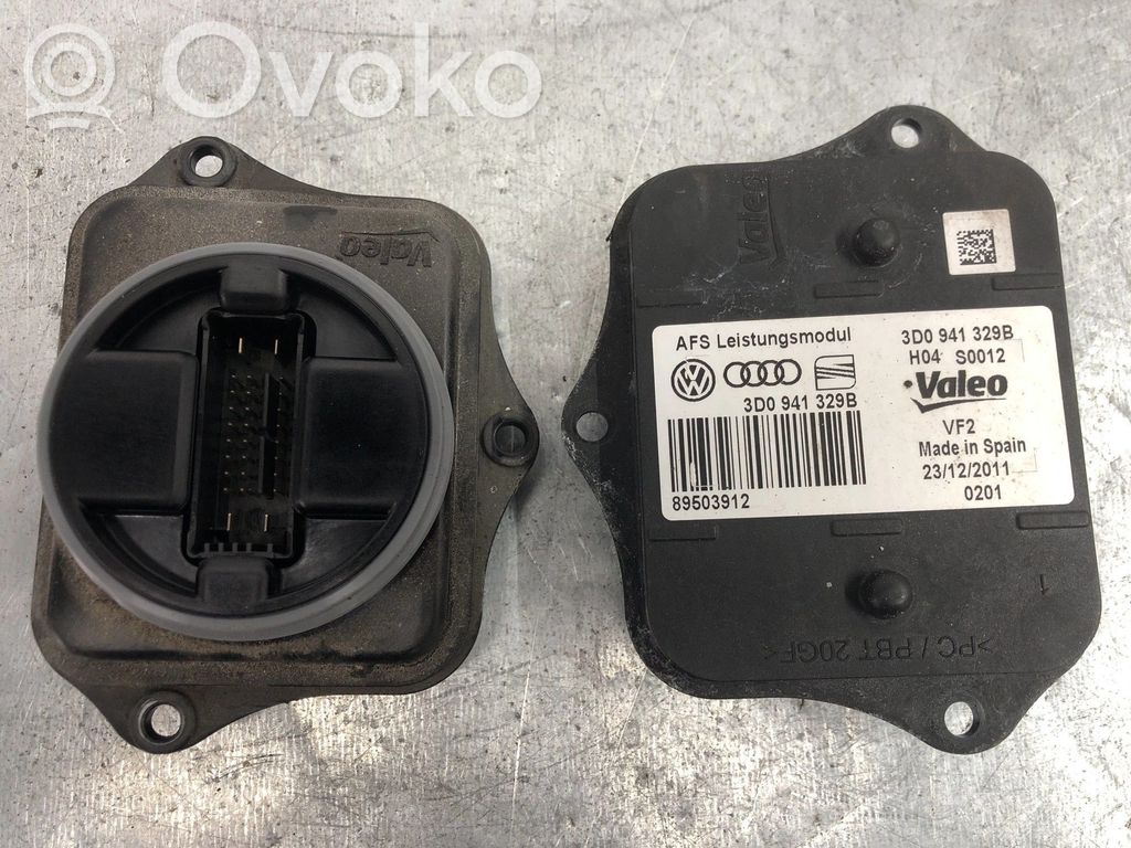 Volkswagen PASSAT B7 Ajovalojen virranrajoitinmoduuli Xenon 