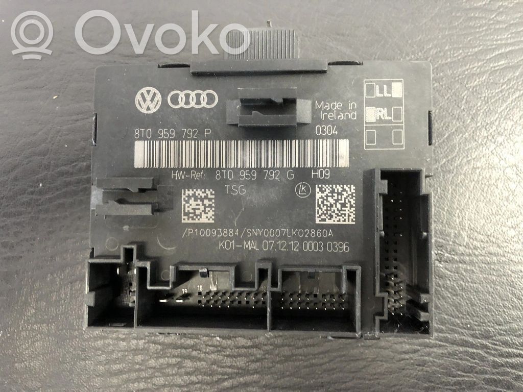 Sterownik / Moduł drzwi   8T0959792G,212185