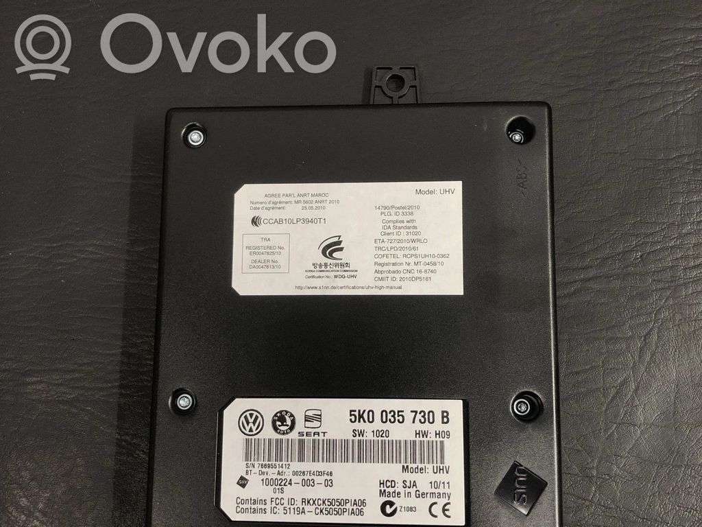Moduł / Sterownik Bluetooth   5K0035730B,225025