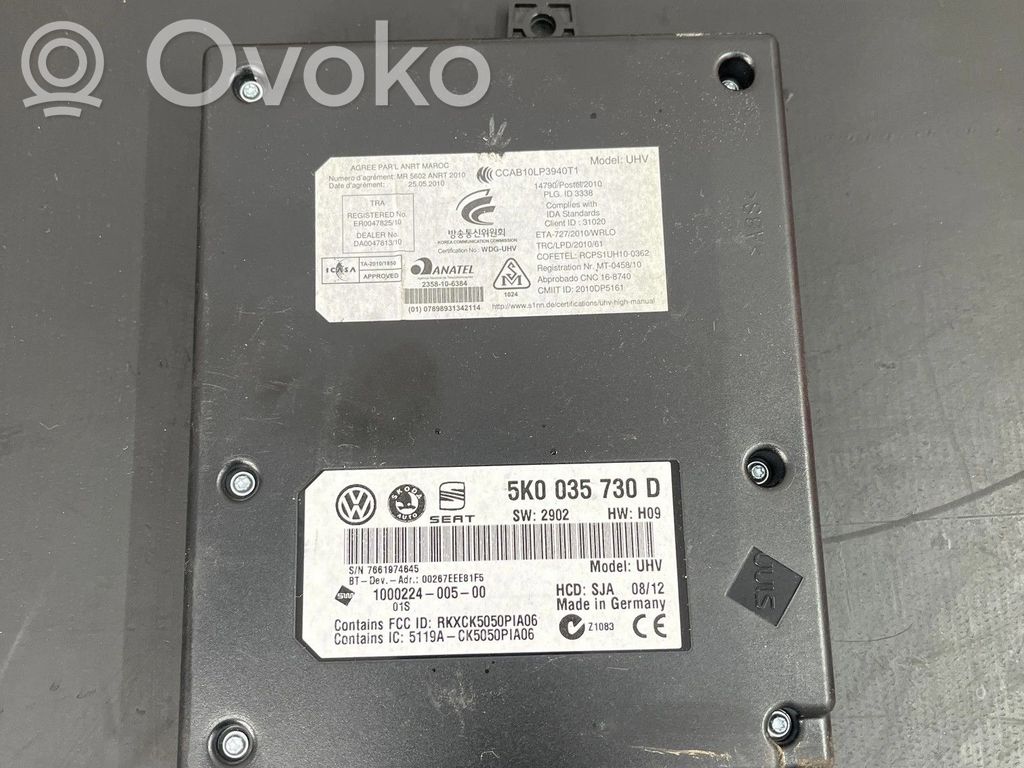 Bluetooth control unit module   5K0035730D,264995