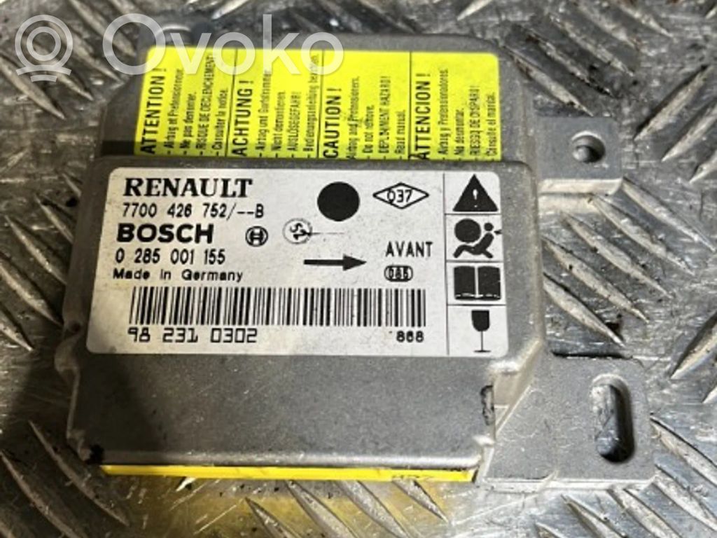 Renault Clio II Airbag control unit/module 