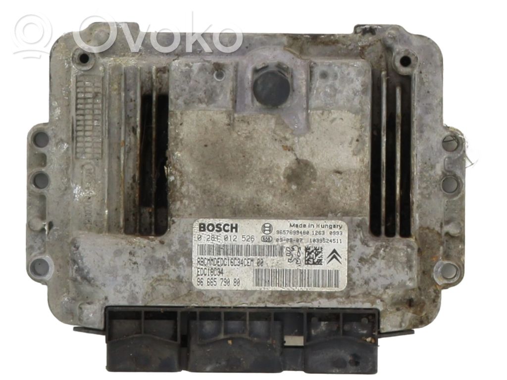 Engine control unit/module   9666579080,1943PJ