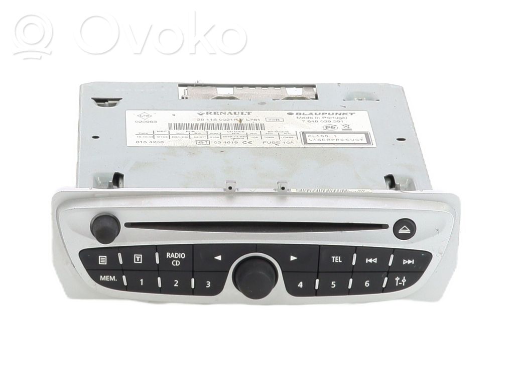 Renault Megane III Radio/CD/DVD/GPS head unit 