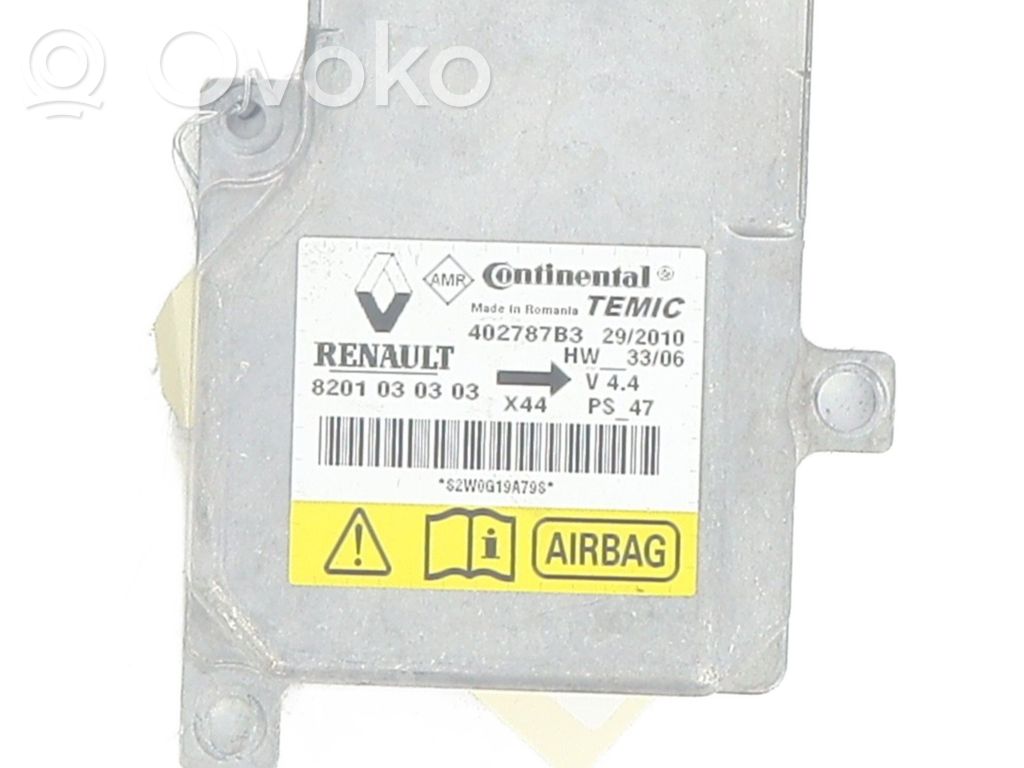 Renault Twingo II Module de contrôle airbag 
