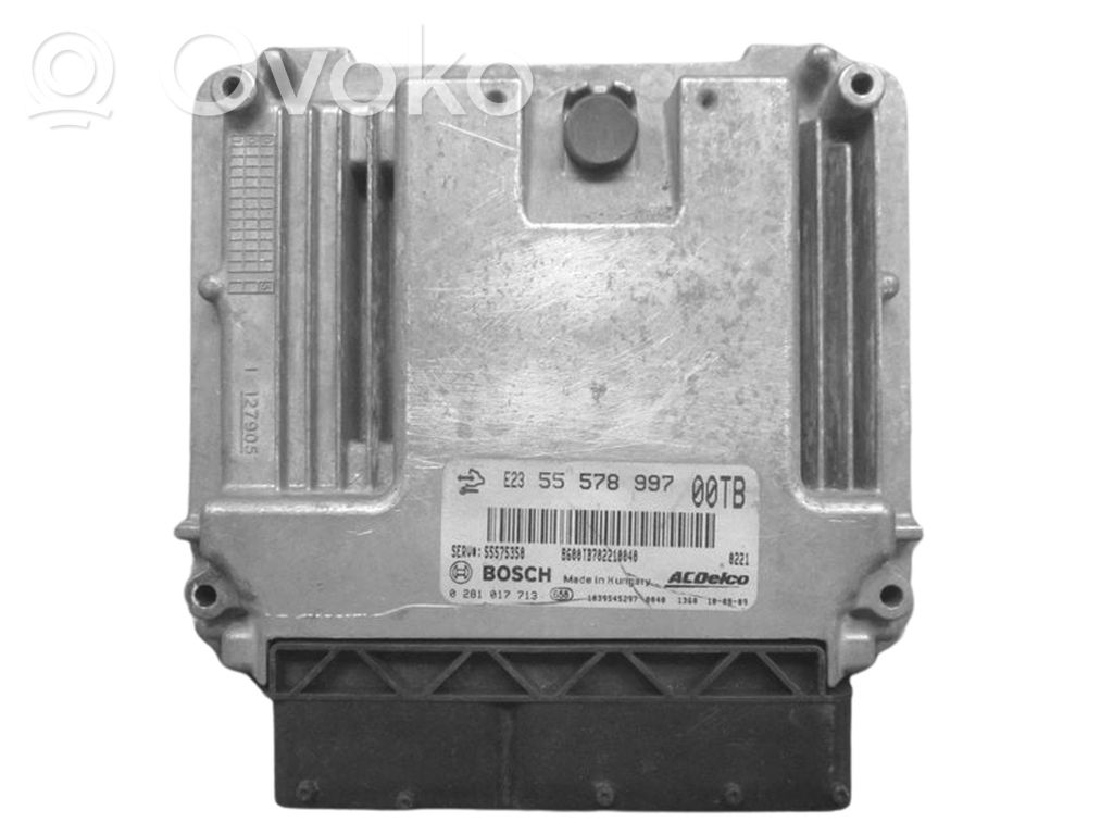 Engine control unit/module   55578997,55578997,001001013288E,0281017713
