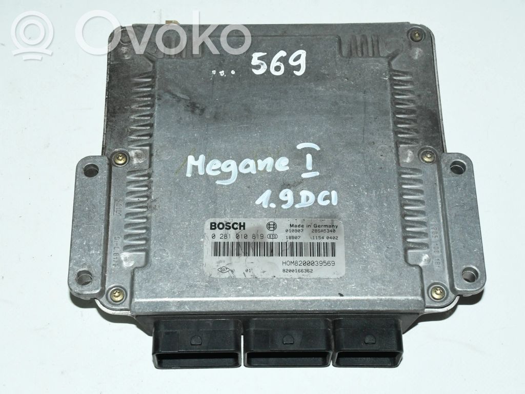 Renault Scenic I Engine control unit/module 