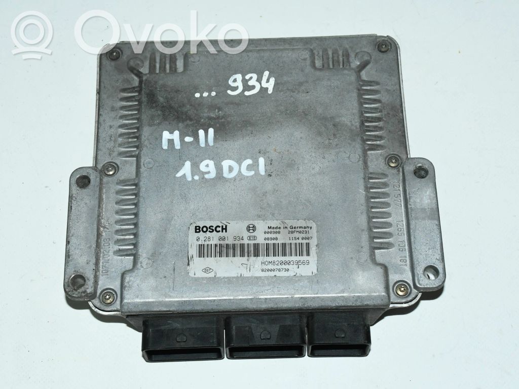 Renault Megane II Engine control unit/module 