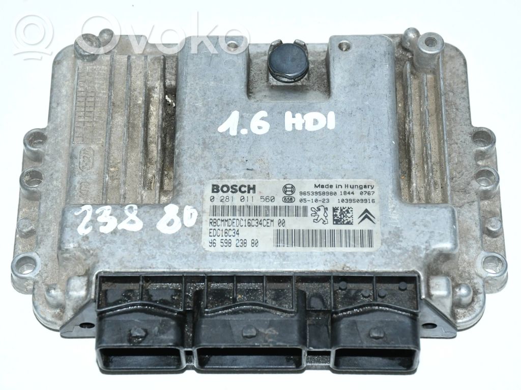 Peugeot 206 Engine control unit/module ECU 