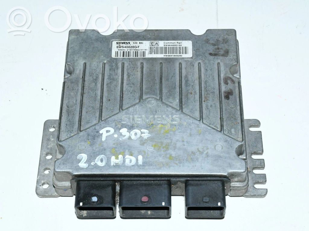 Peugeot 307 Engine control unit/module 