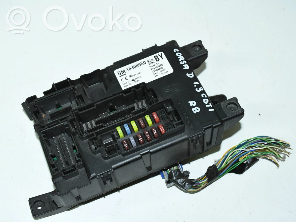 Opel Corsa D Fuse module 