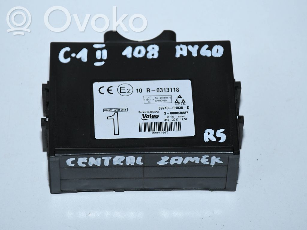Door central lock control unit/module   897400H030D