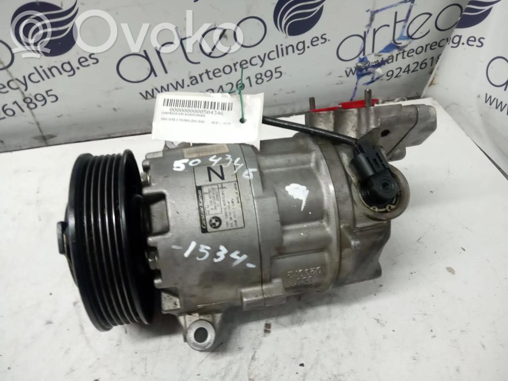 BMW 3 E90 E91 Klimakompressor Pumpe 