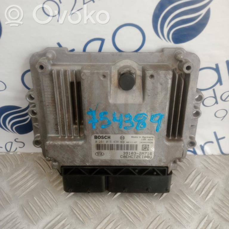Unidad de control/módulo ECU del motor   0281015438