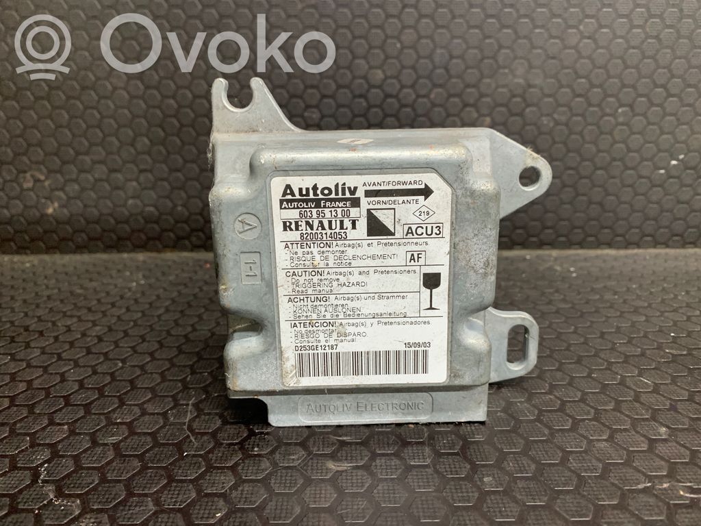 Renault Kangoo I Sterownik / Moduł Airbag 