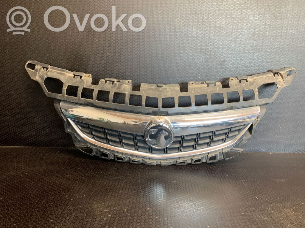 Opel Astra J Front bumper upper radiator grill 