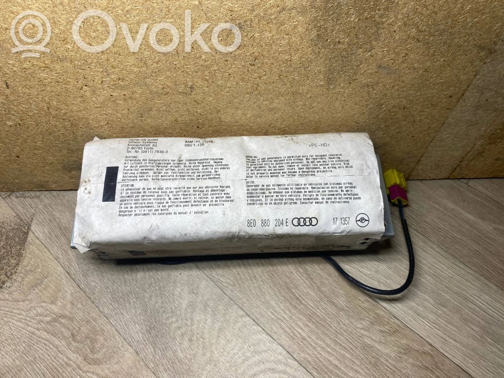 Audi A4 S4 B6 8E 8H Airbag del pasajero 