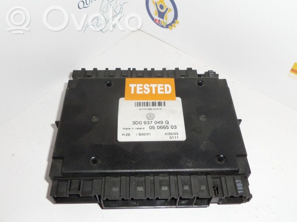 Module confort   3D0937049G