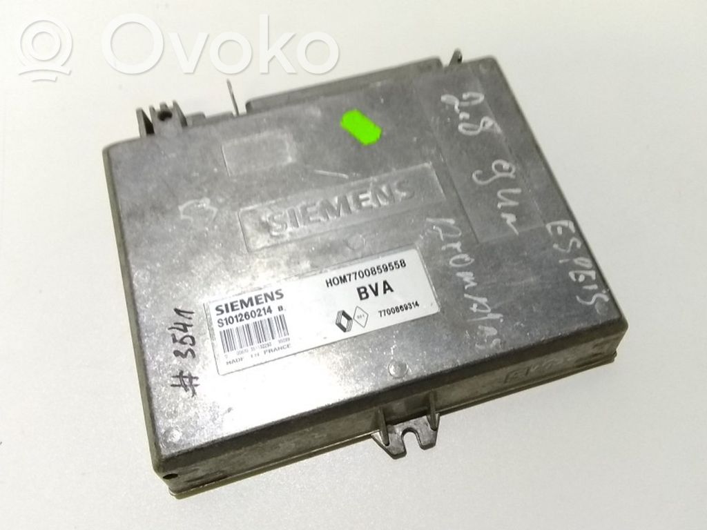 Engine control unit/module   7700859558,S101260214B